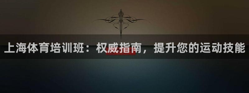 尊龙官网在哪里：上海体育培训班：权威指南，提升您的运